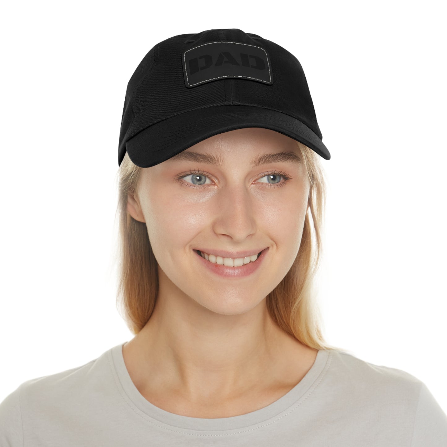 Stylish Dad Hat with Leather Patch | Perfect Gift for Fathers Day, Casual Wear, Dad's Birthday, Outdoor Activities