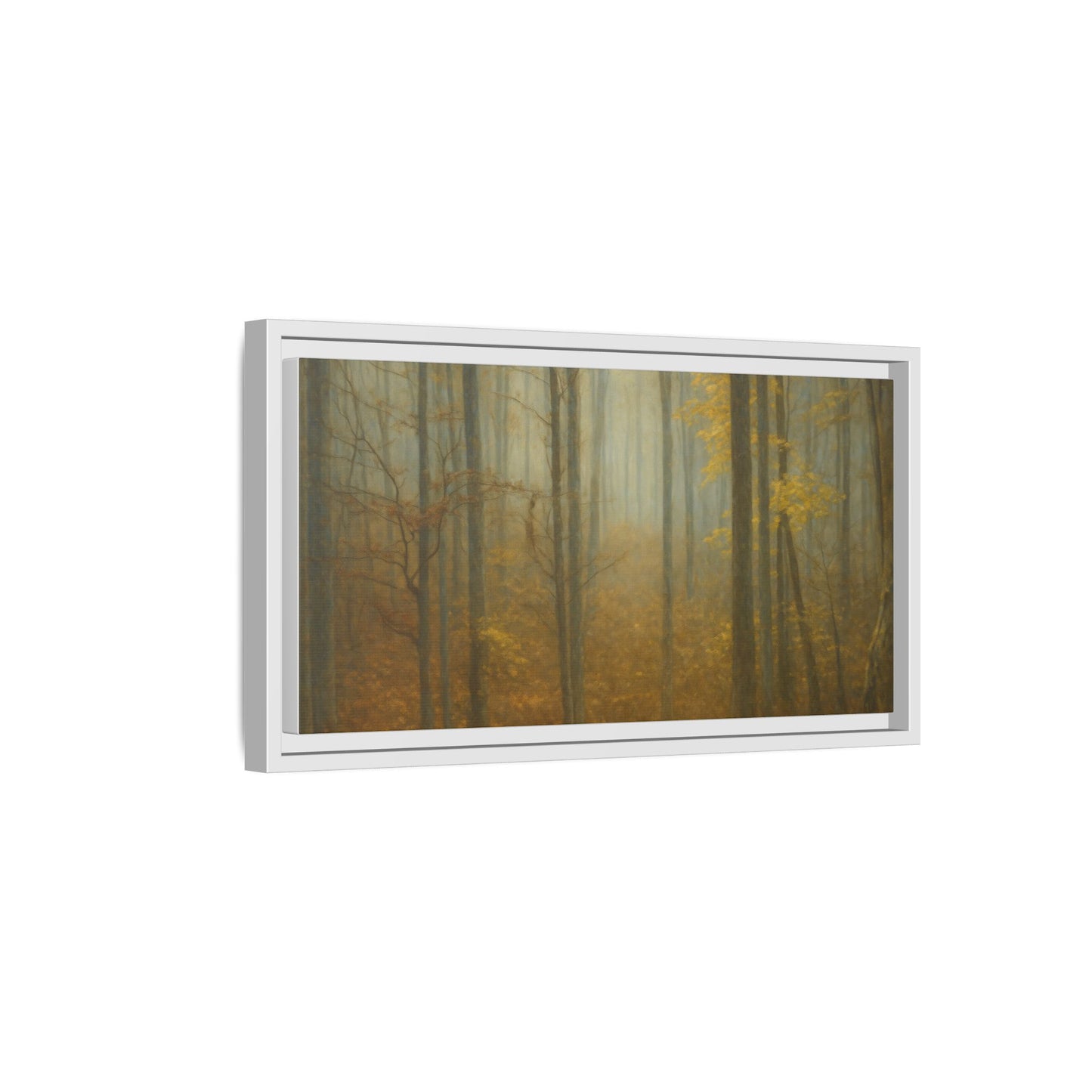Framed Matte Canvas Art | Serenity in the Forest | Nature Wall Decor, Home Gallery, Cozy Living Room, Gift for Nature Lovers - TRV
