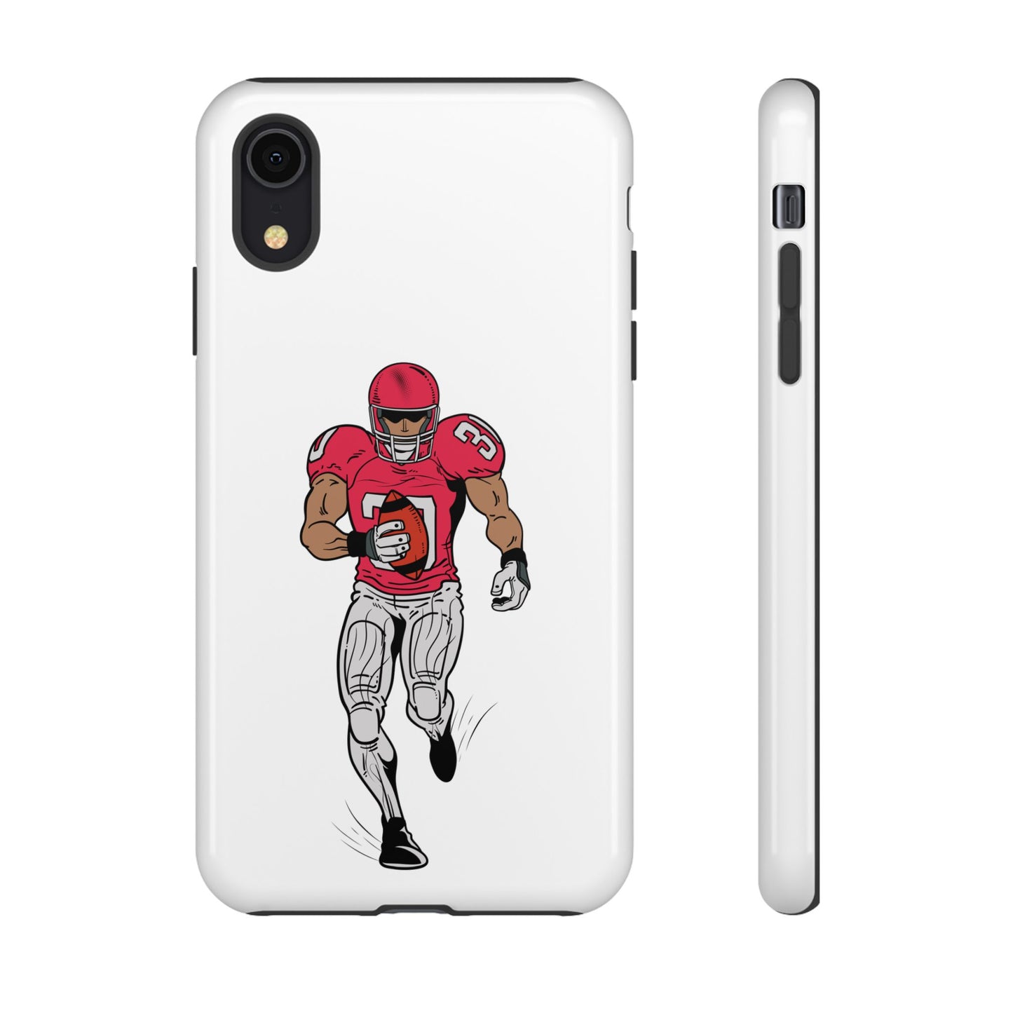 Football Player Tough Case, Sports Phone Cover, Athlete Gift, Tough Phone Case, Fall Sports, Football Lover's Accessory - TRV