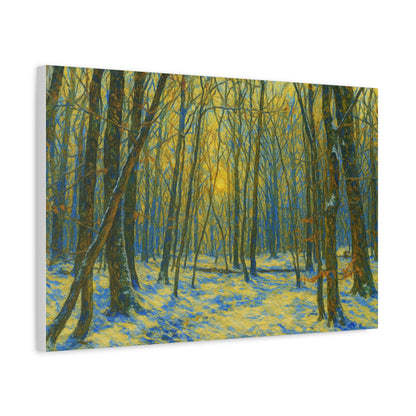 Forest Sunrise Canvas Print, Wall Art, Nature Photography, Home Decor, Gift for Nature Lovers, Landscape Artwork - TRV