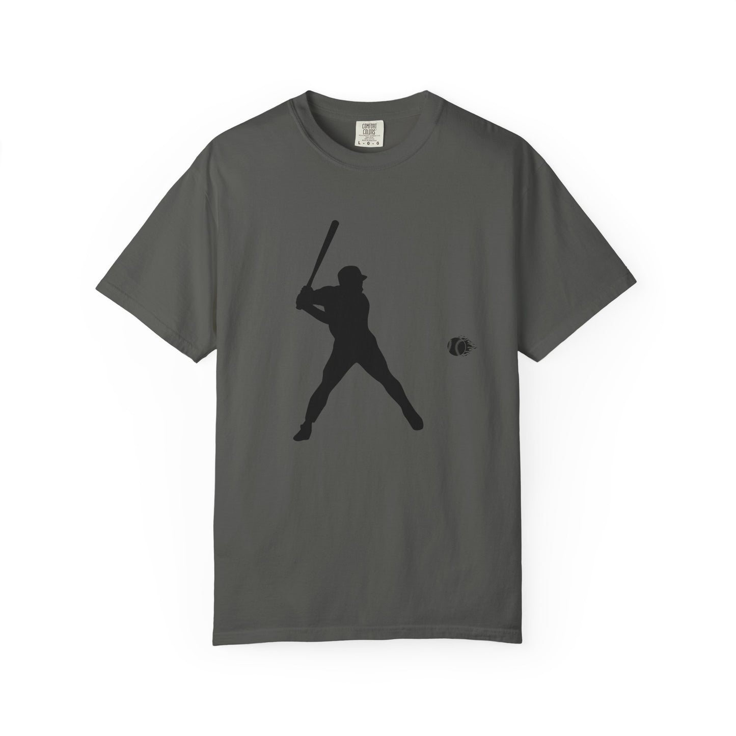Unisex Baseball Silhouette Tee, Casual Wear, Sports Fan Apparel, Gift for Athletes, Summer Outing Outfit, Soft Cotton Shirt