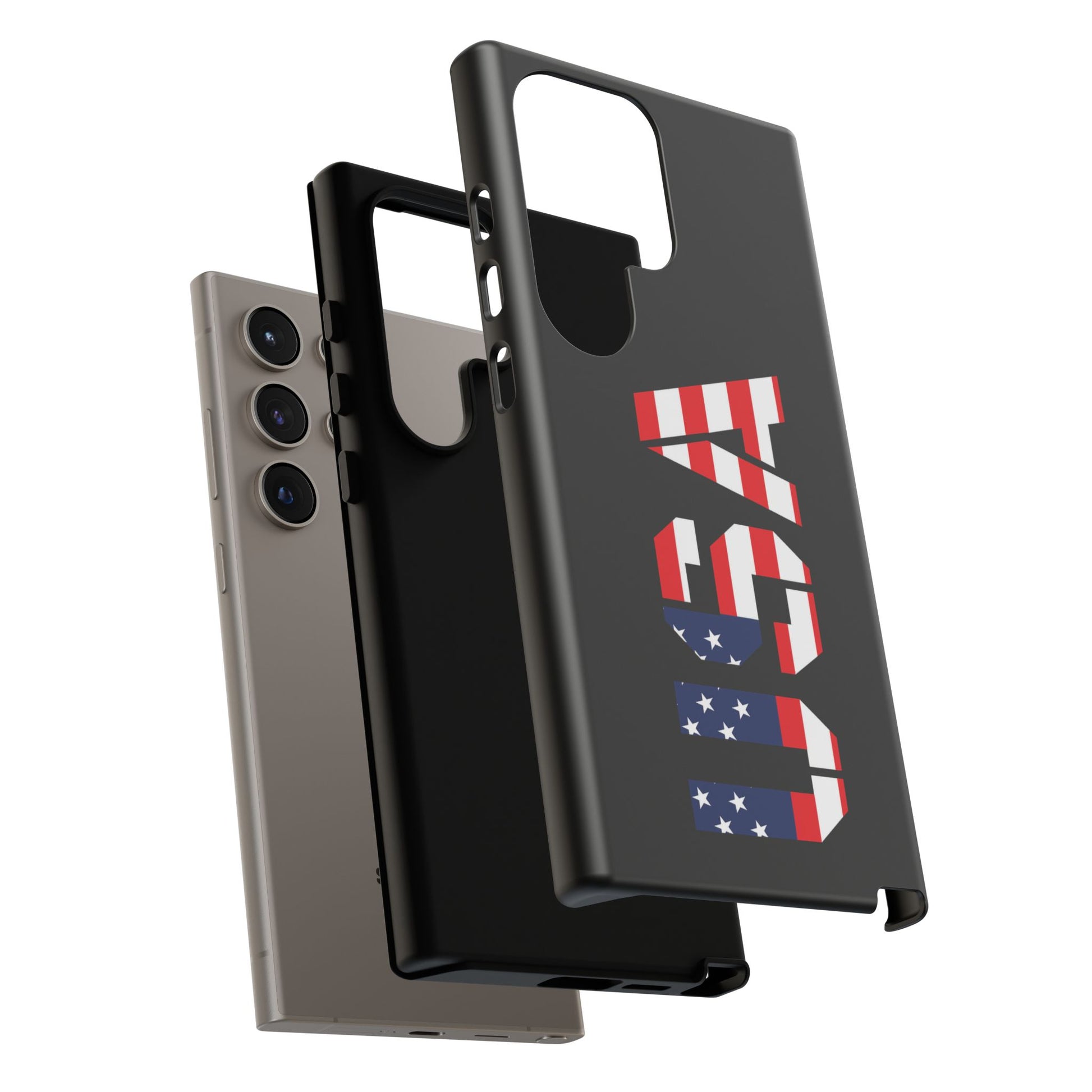 USA Flag Phone Case, Tough Phone Cover, Patriotic Gift, Independence Day Accessory, American Pride Mobile Case - TRV