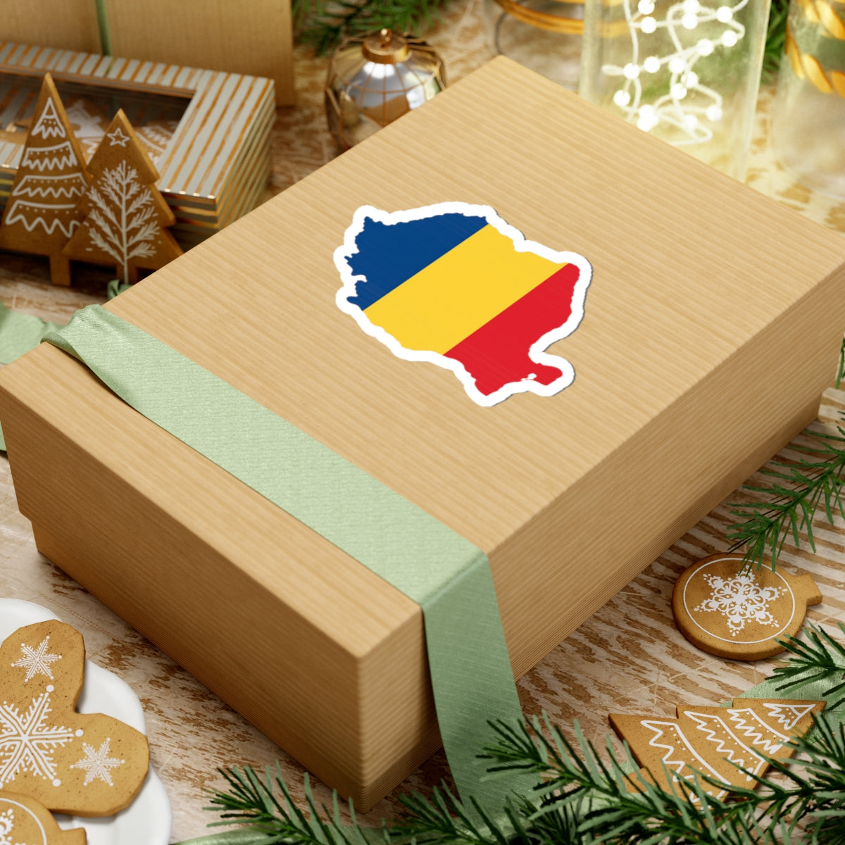 Romania Flag Kiss-Cut Stickers | Laptop Decals, Car Stickers, Travel Accessories, Gift for Romanians, Home Decor