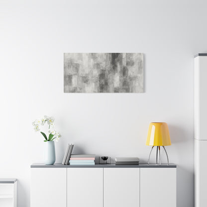 Abstract Grey Canvas Wall Art, Modern Home Decor, Minimalist Artwork, Living Room Accent, Contemporary Art Piece - TRV