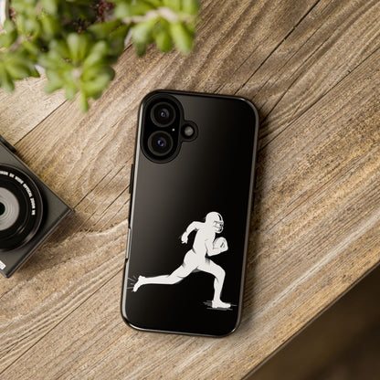 Football Player Phone Case, Tough Cases, Sports Phone Cover, Gift for Athletes, iPhone & Samsung Accessories, Running Player Design - TRV