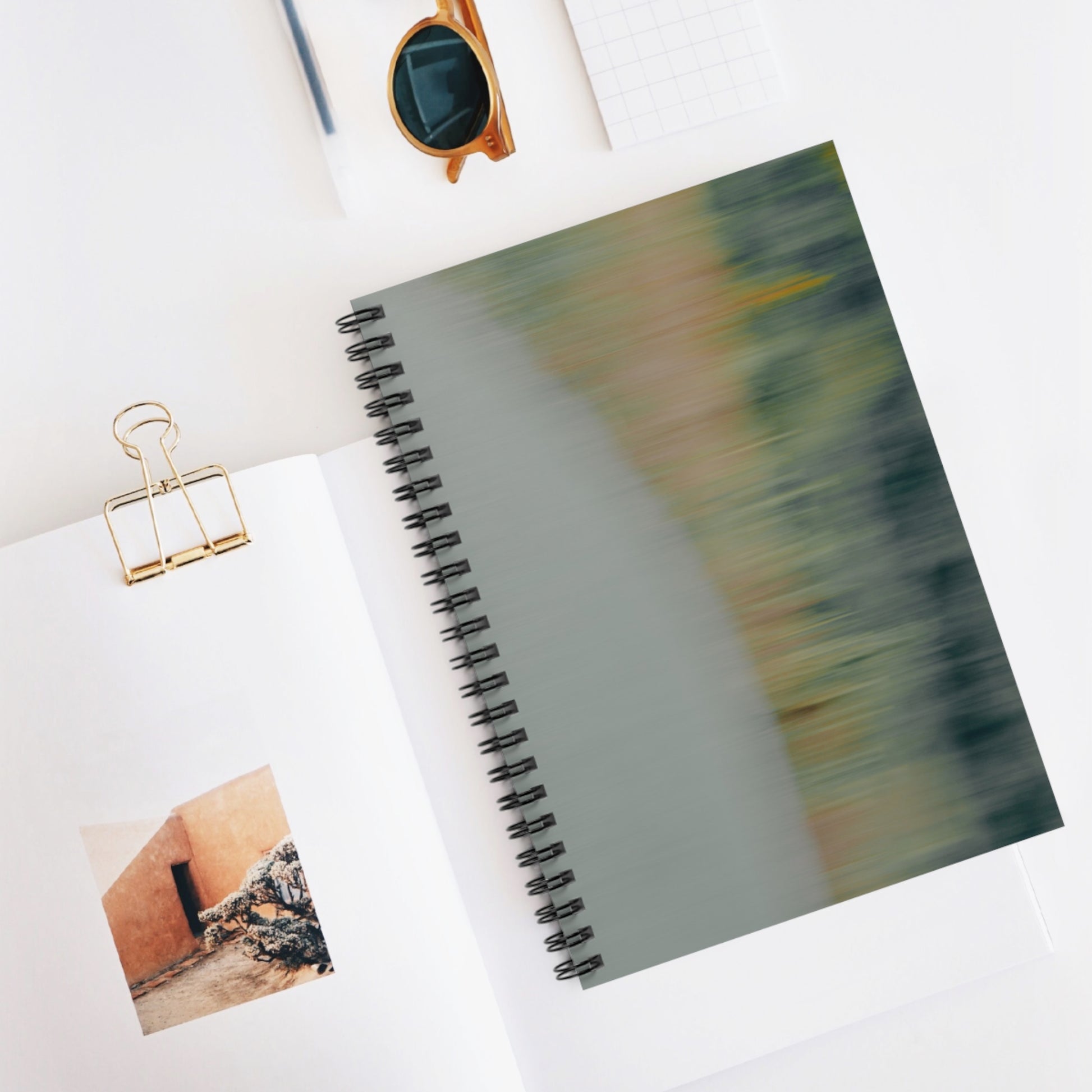 Tranquil Spiral Notebook - Ruled Lines for Mindful Journaling - TRV
