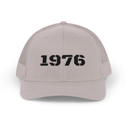 Vintage 1976 Snapback Trucker Cap, Retro Cap, Gift for Him, Casual Style Hat, Birthday Gift for 1976 Birth Year, Dad Hat - TRV