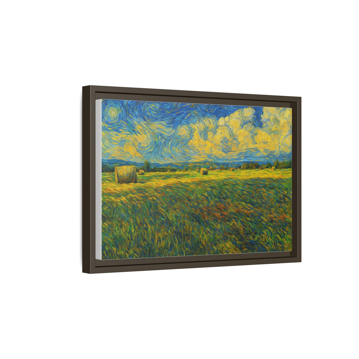Landscape Matte Canvas, Framed (Multi-color) - TRV