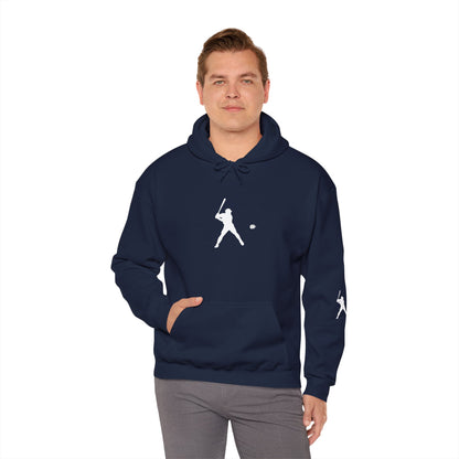 Sporty Unisex Baseball Hooded Sweatshirt, Casual Hoodie for Athletes, Perfect for Gifts, Comfy Streetwear, Ideal for Sports Events, Personal Use - TRV