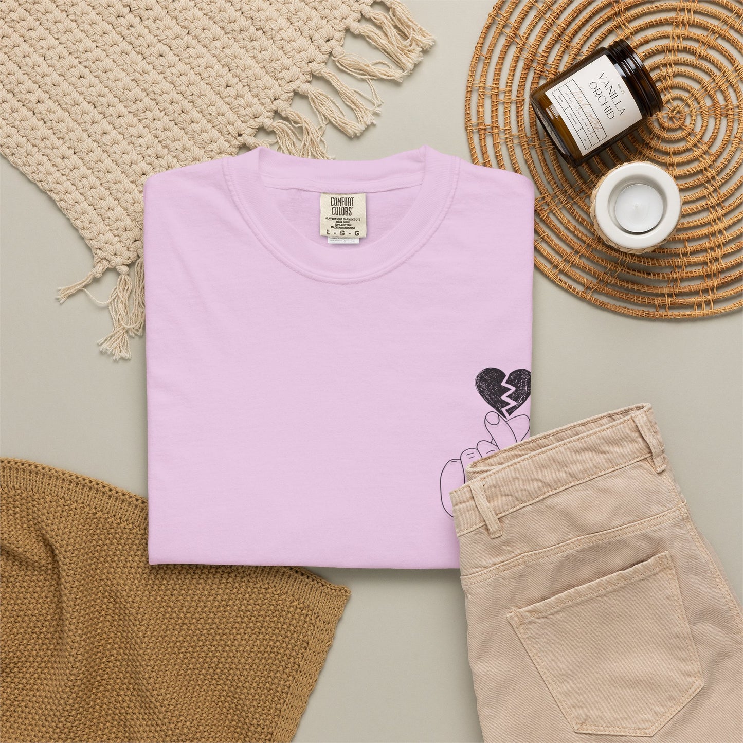 Heartbreak Unisex Garment-Dyed T-Shirt - Trendy Casual Tee for Self-Expression