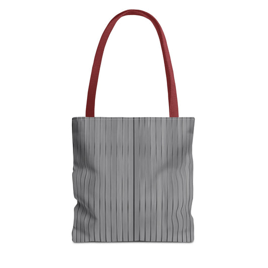 Stylish Gray Striped Tote Bag for Everyday Use - TRV