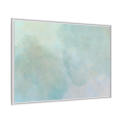 Soft Abstract Pastel Watercolor Matte Canvas