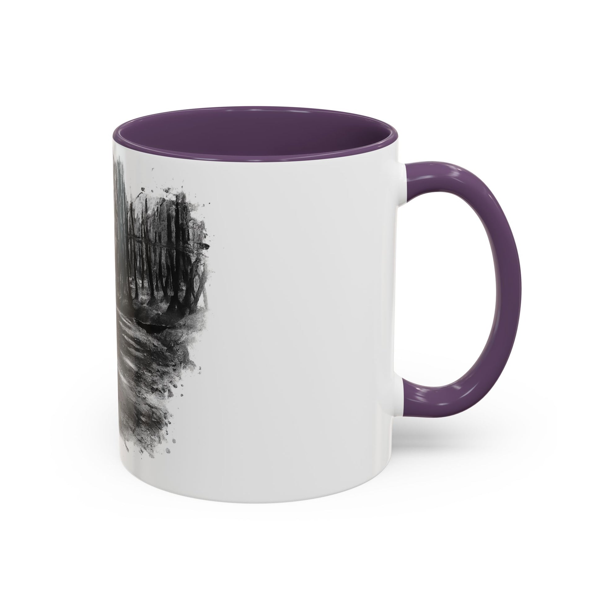 Moody Abstract Forest Coffee Mug | Unique Gift for Nature Lovers, Cozy Home Decor, Perfect for Coffee, Tea, and Hot Chocolate - TRV