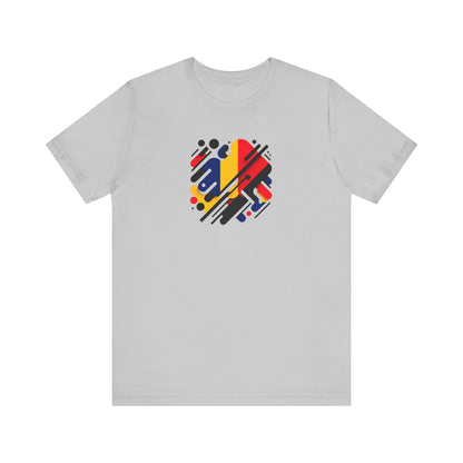 Artistic Heart Unisex Jersey Tee - Vibrant Graphic Tee, Casual Wear, Gift for Art Lovers, Birthday Surprise, Everyday Comfort - TRV
