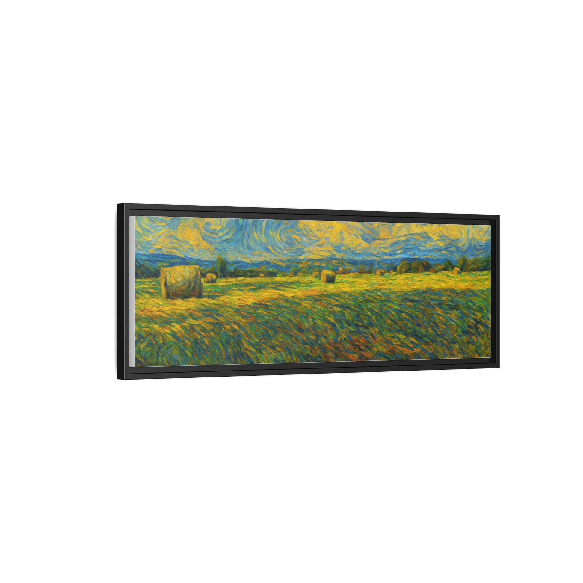 Landscape Matte Canvas, Framed (Multi-color) - TRV