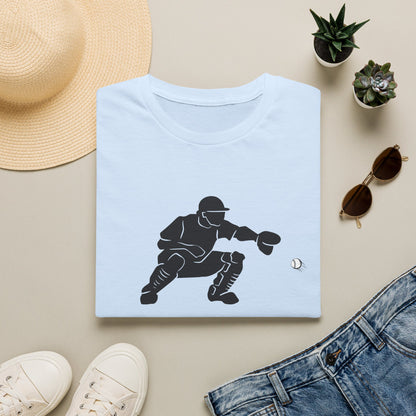 Baseball Catcher Unisex Softstyle T-Shirt, Sports Apparel, Gift for Athletes, Workout Gear, Casual Wear, Special Occasions