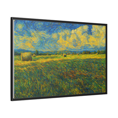 Landscape Matte Canvas, Framed (Multi-color) - TRV