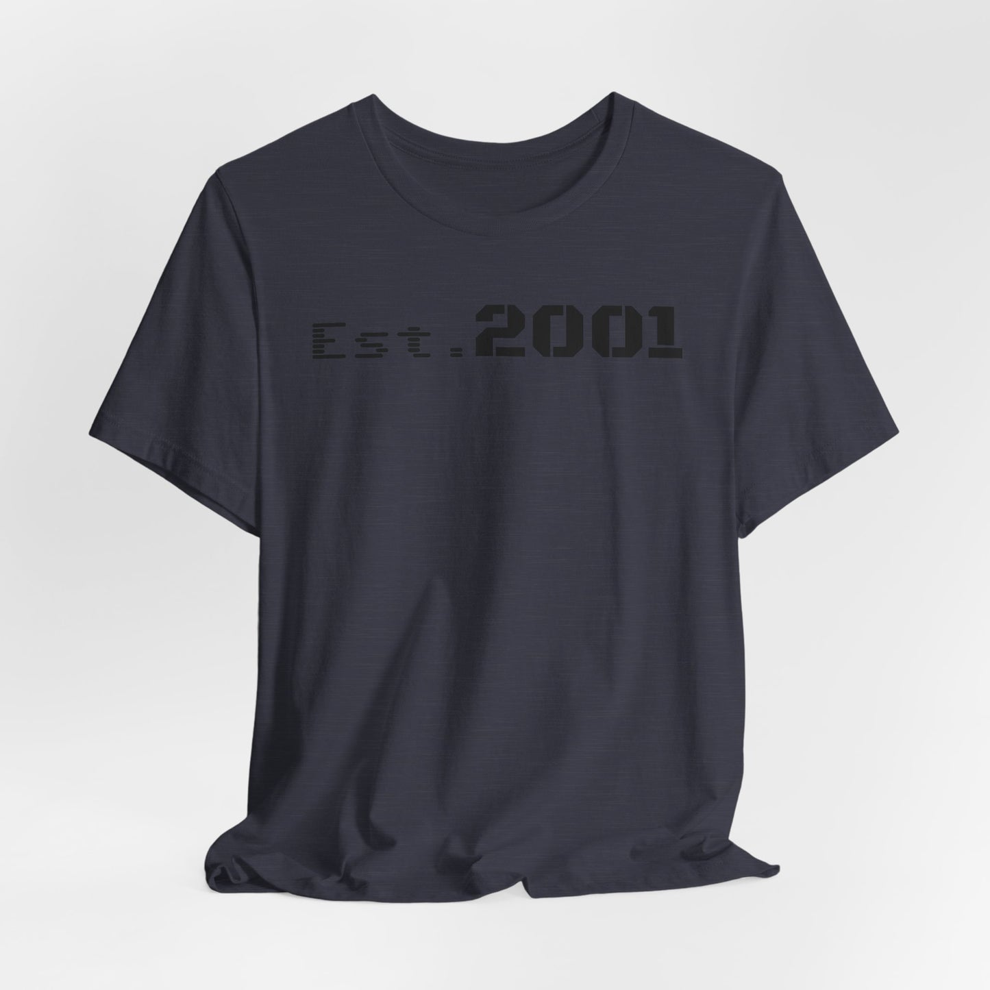 Est. 2001 Unisex Tee - Timeless Casual Wear, Birthday Gift, Nostalgic Fashion, Everyday Comfort, Trendy Streetwear