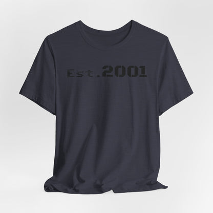 Est. 2001 Unisex Tee - Timeless Casual Wear, Birthday Gift, Nostalgic Fashion, Everyday Comfort, Trendy Streetwear