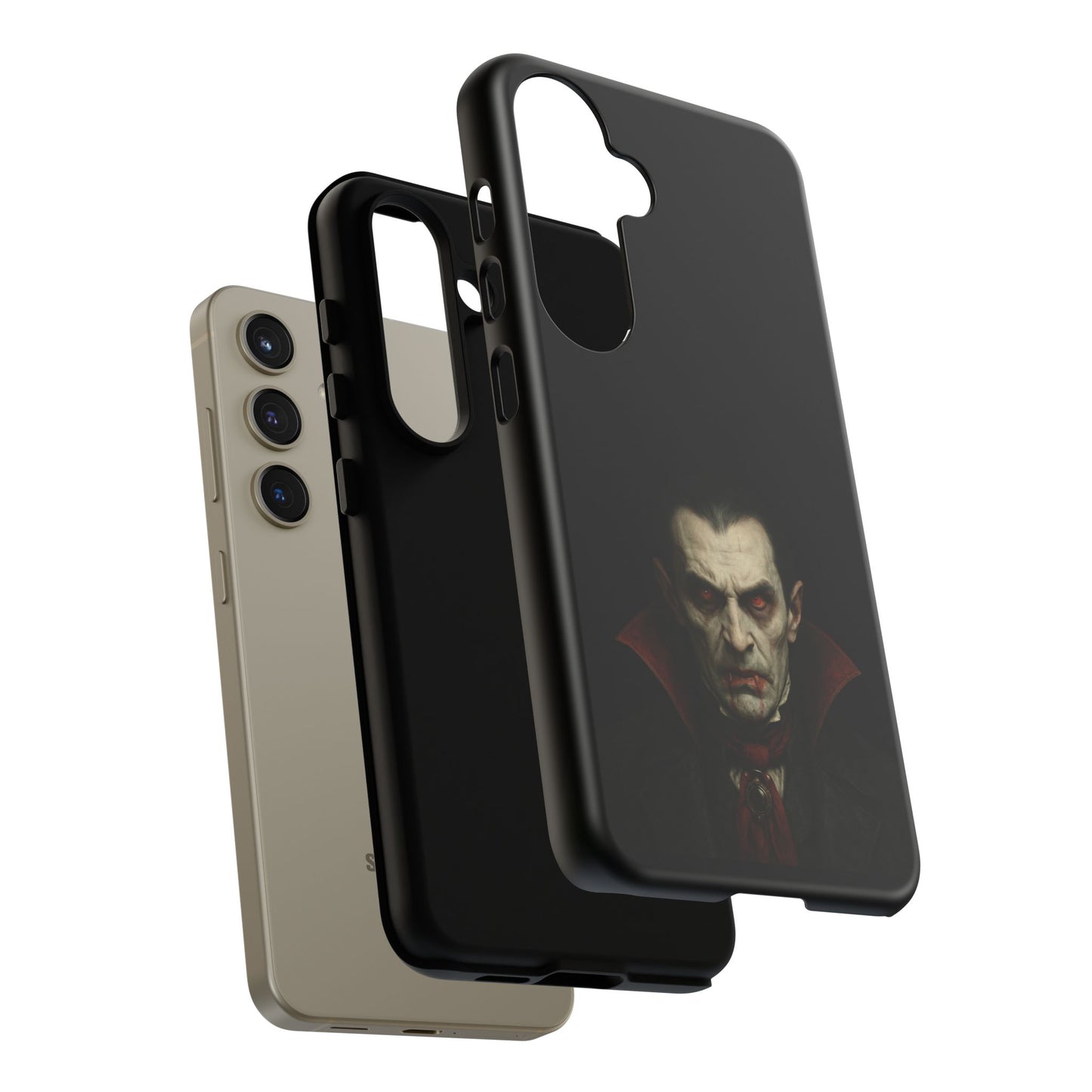 Vampire Phone Case - Tough Cases for Halloween, Gothic Decor, Gifts for Horror Fans, Spooky Accessories, Unique Cellphone Cover - TRV