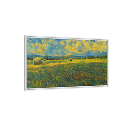 Landscape Matte Canvas, Framed (Multi-color) - TRV