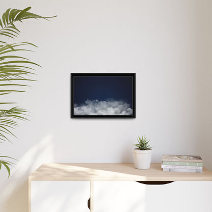 Night Sky Clouds Matte Canvas Framed | Starry Wall Art - TRV