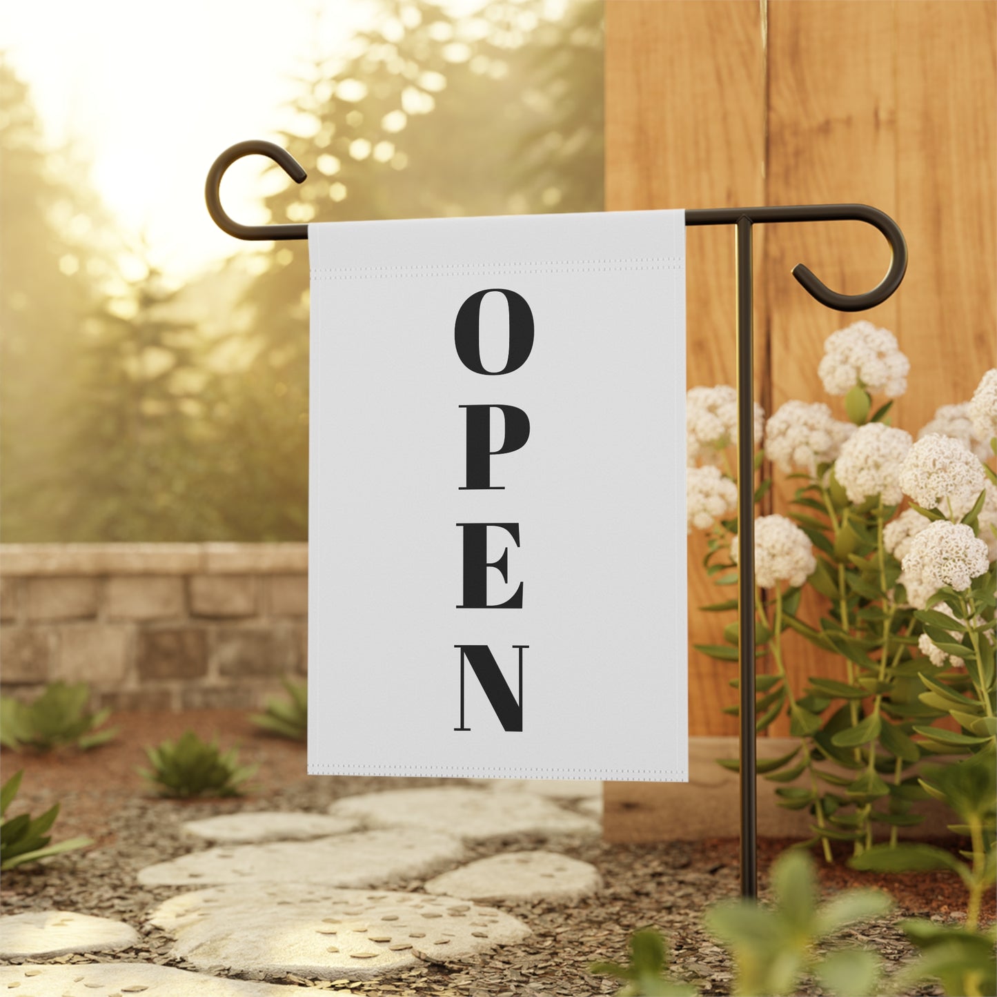Open for Business Garden & House Banner | Outdoor Signage, Home Decor, Seasonal Greeting, Business Promotion, Garden Decor - TRV