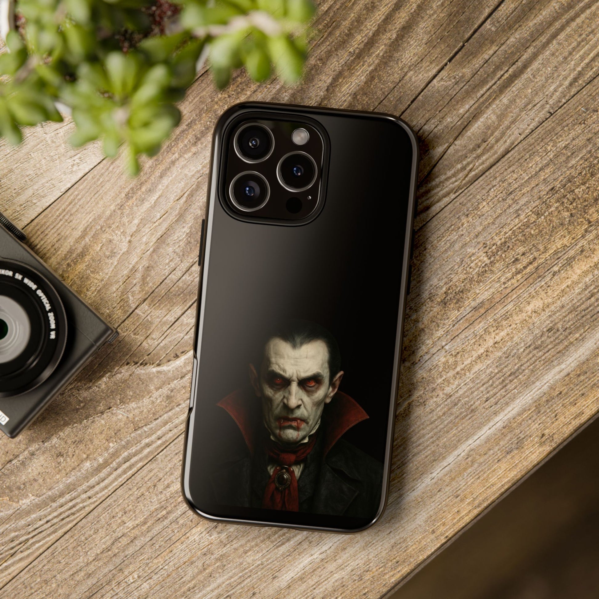 Vampire Phone Case - Tough Cases for Halloween, Gothic Decor, Gifts for Horror Fans, Spooky Accessories, Unique Cellphone Cover - TRV