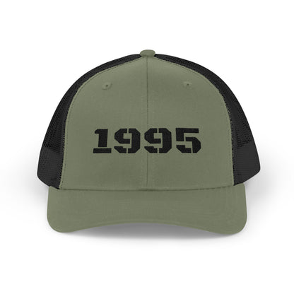 1995 Snapback Trucker Cap, Retro Cap, Vintage Style Hat, Birthday Gift, Casual Wear, 90s Fashion, Unisex Headwear - TRV