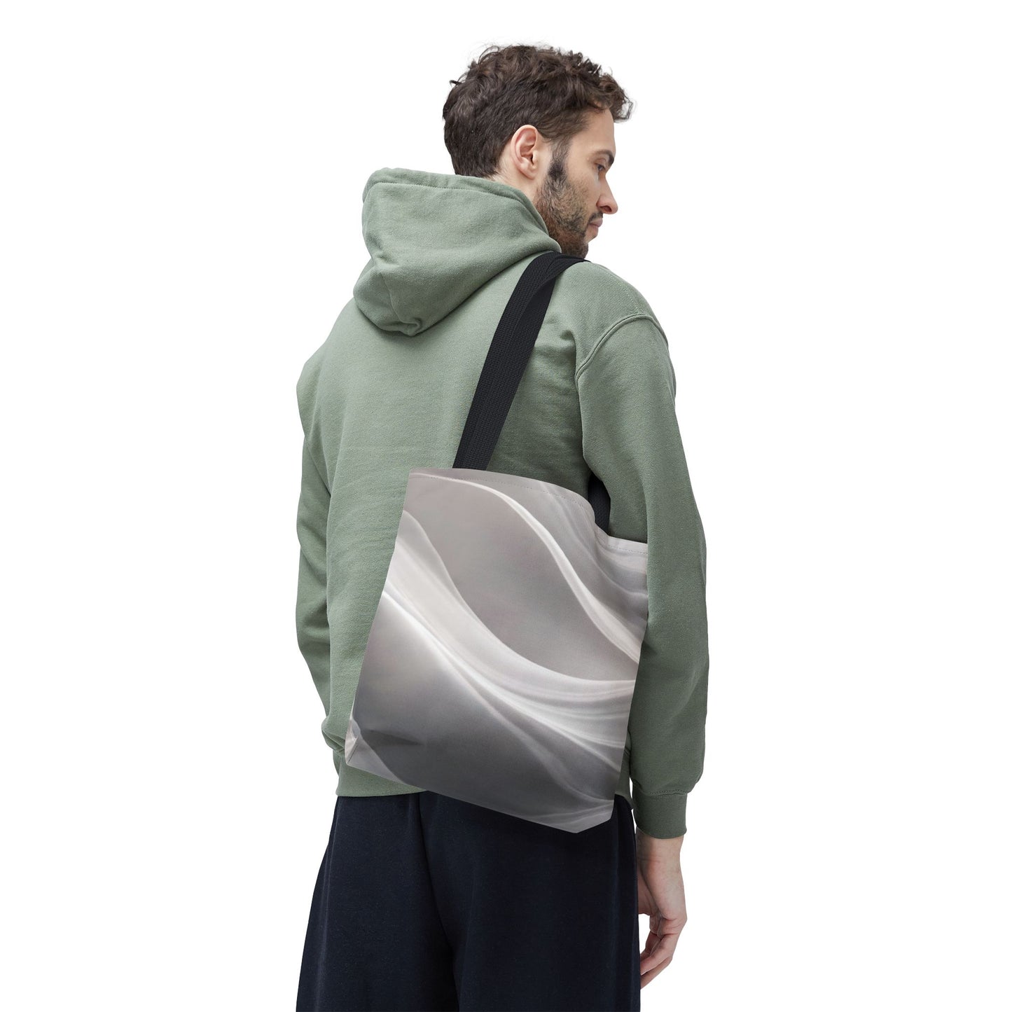 Soft Marble Wave Tote