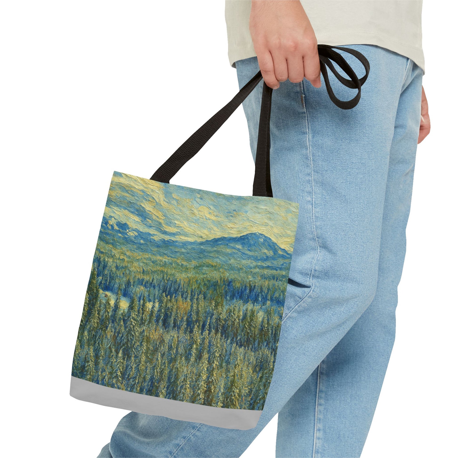 Nature-Inspired Tote Bag, Eco-Friendly Carryall, Bohemian Style Purse, Art Tote, Great Gift for Nature Lovers, Shopping Bag, Travel [...] - TRV