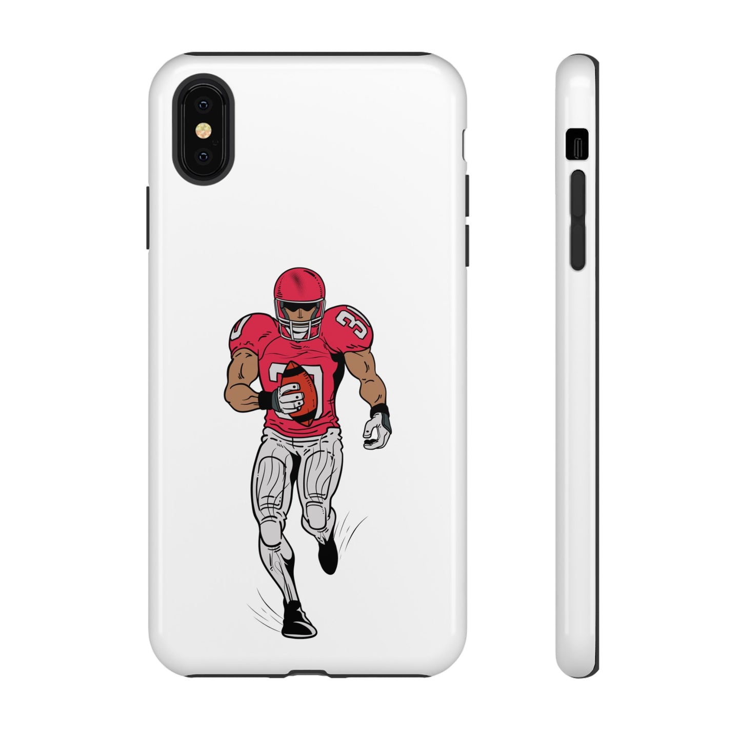 Football Player Tough Case, Sports Phone Cover, Athlete Gift, Tough Phone Case, Fall Sports, Football Lover's Accessory - TRV