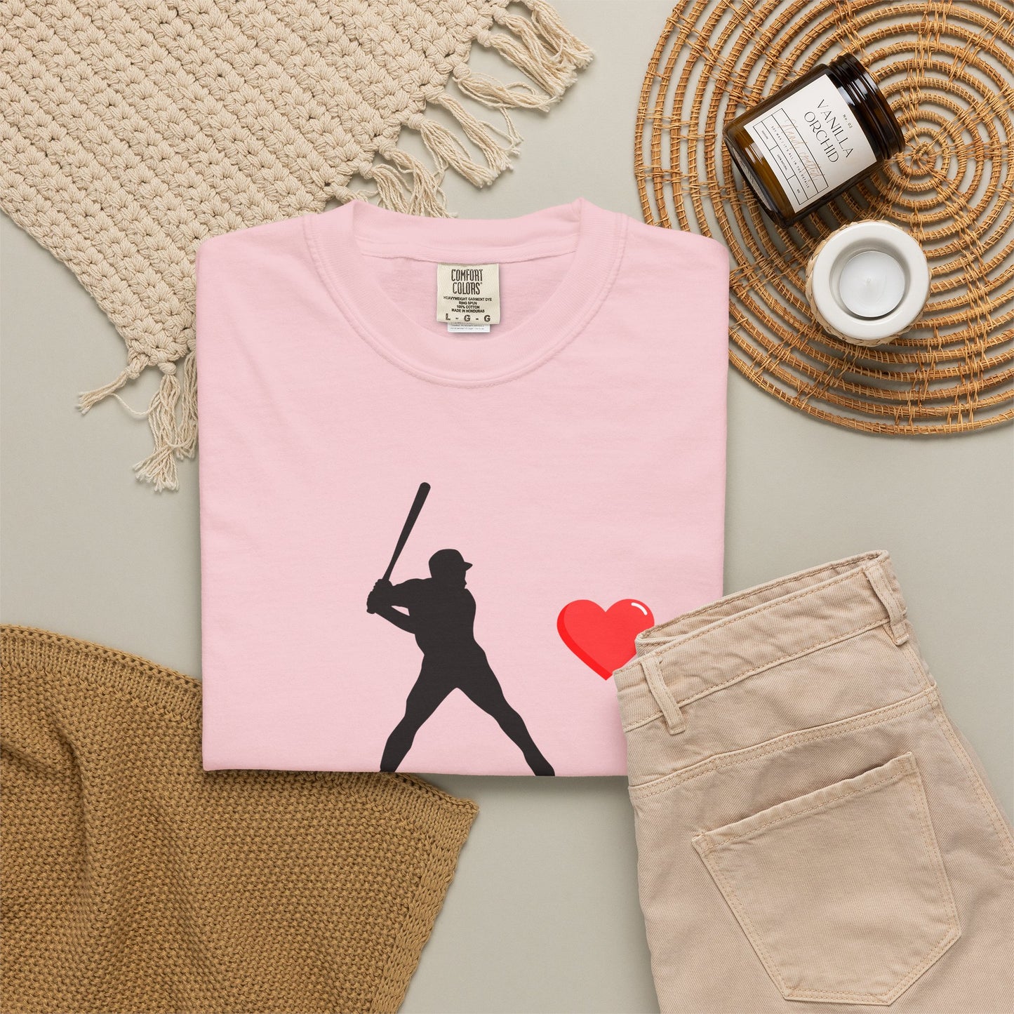 Baseball Love T-Shirt, Unisex Sports Tee, Gift for Baseball Fans, Valentine's Day Shirt, Game Day Apparel, Soft Cotton Top