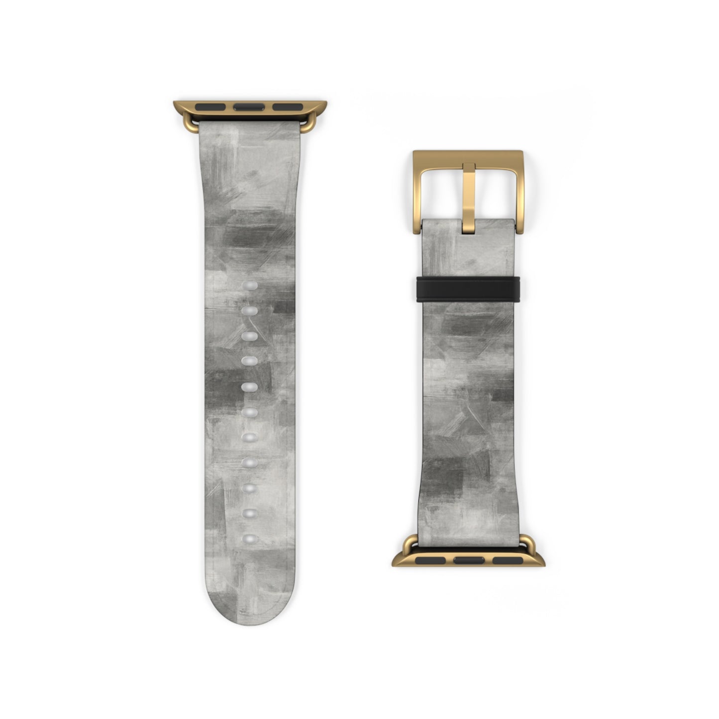 Gray Watercolor Camouflage Watch Band | Neutral Abstract Apple Watch Strap - TRV