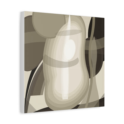 Abstract Neutral Pear Still Life Canvas