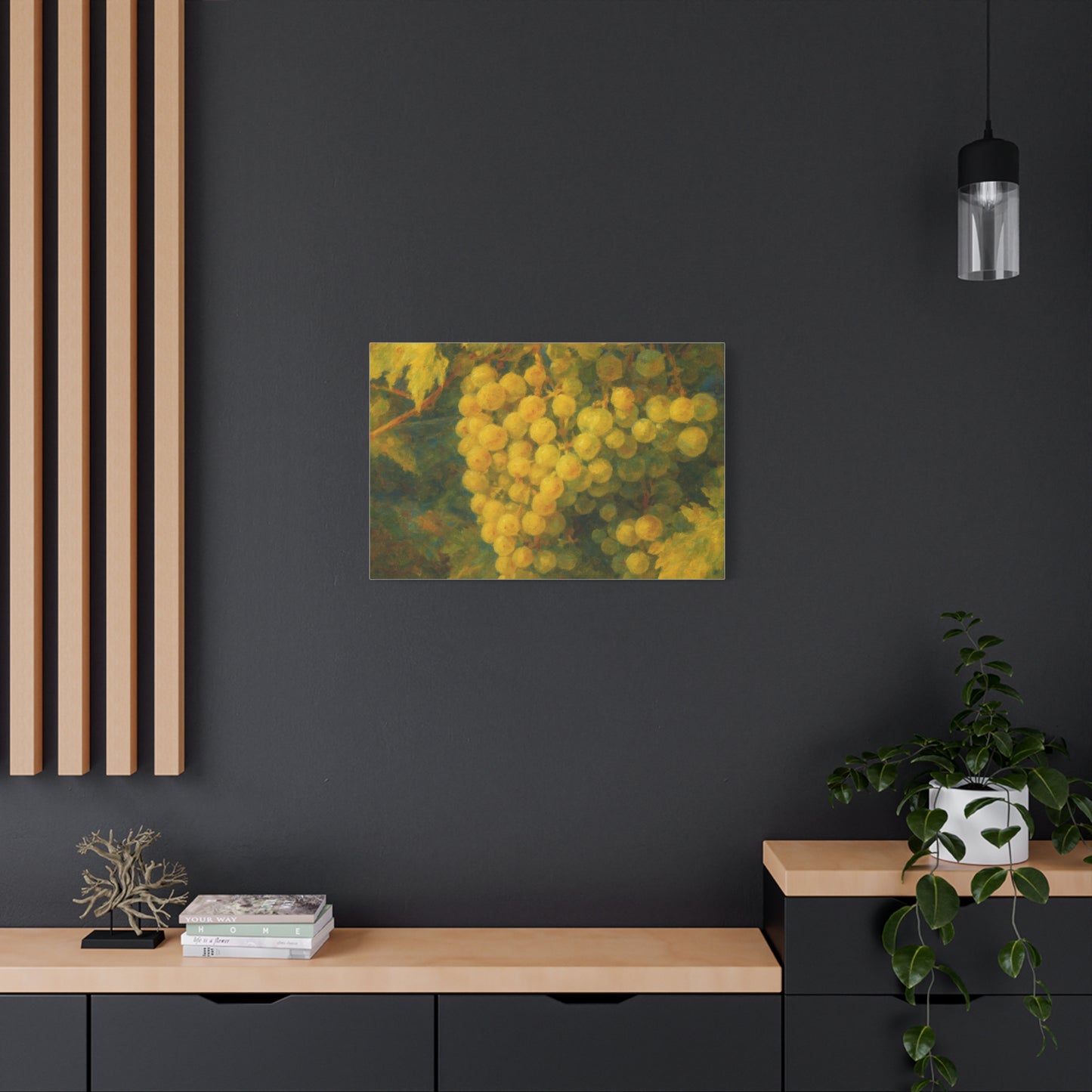 Yellow Grape Cluster Canvas - TRV
