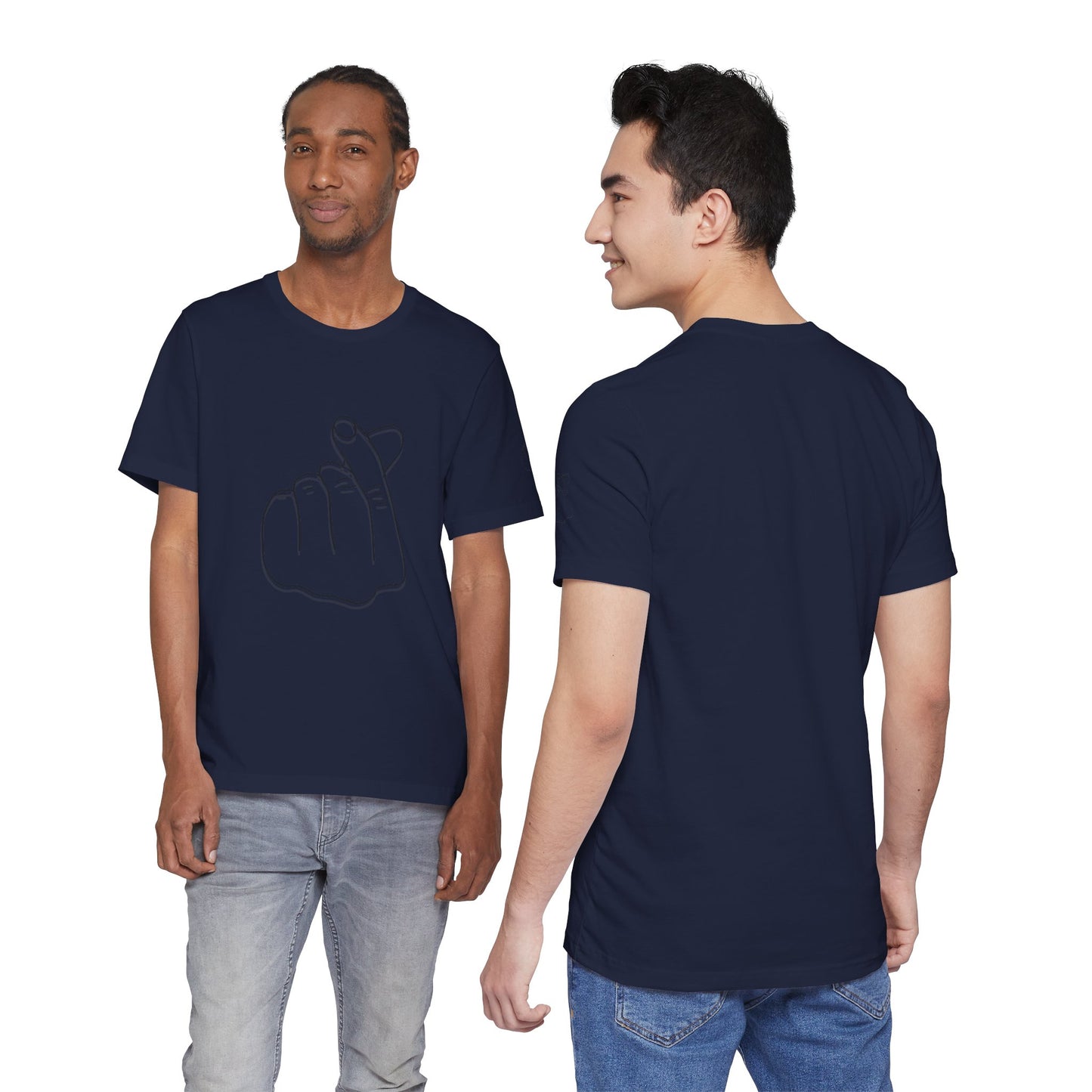 Minimalist Hand Sign Unisex Tee | Casual Everyday Wear | Perfect for Gift Givers