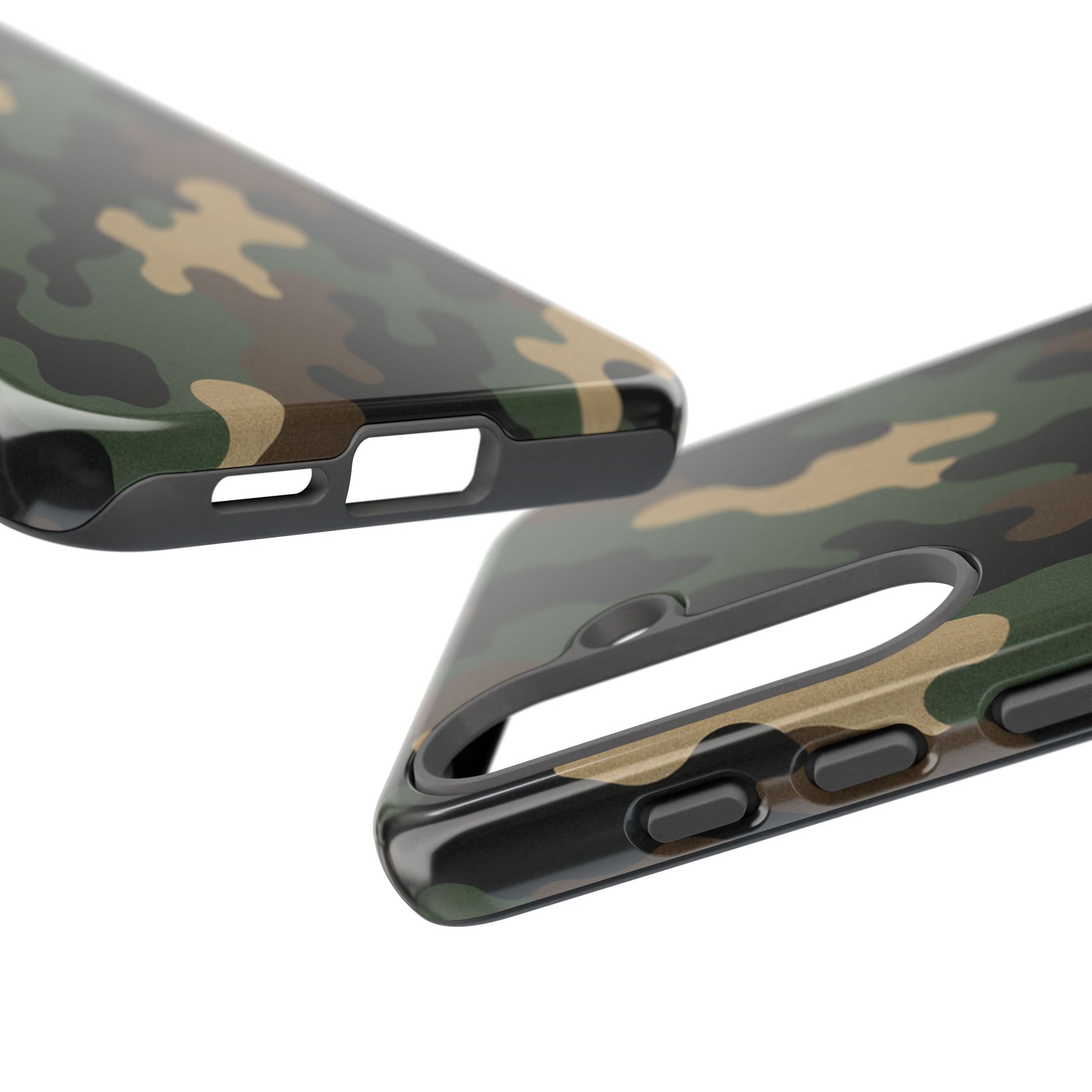 Camouflage Phone Case, Tough Cases, Military Style, Unique Phone Accessories, Gift for Him, Durable Phone Cover - TRV