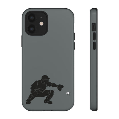Baseball Catcher Phone Case, Sports Phone Accessory, Tough Cases, Gift for Athletes, Sports Fan Merchandise, Unique Design - TRV