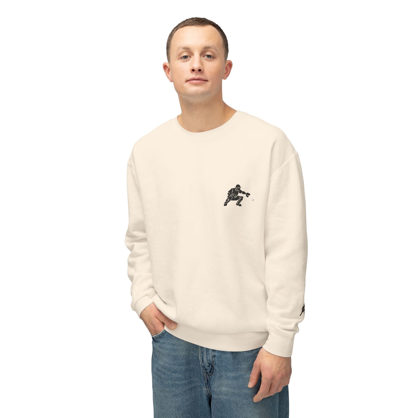 Baseball Catcher Unisex Sports Crewneck Sweatshirt - Perfect for Athletes & Casual Wear, Great for Game Days, Birthdays, Apparel for Fans