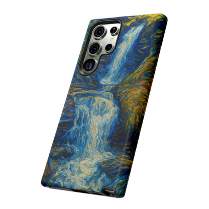 Artistic Phone Case - Waterfall Design, Unique Gift, Phone Accessory, Nature Lover, Original Artwork - TRV