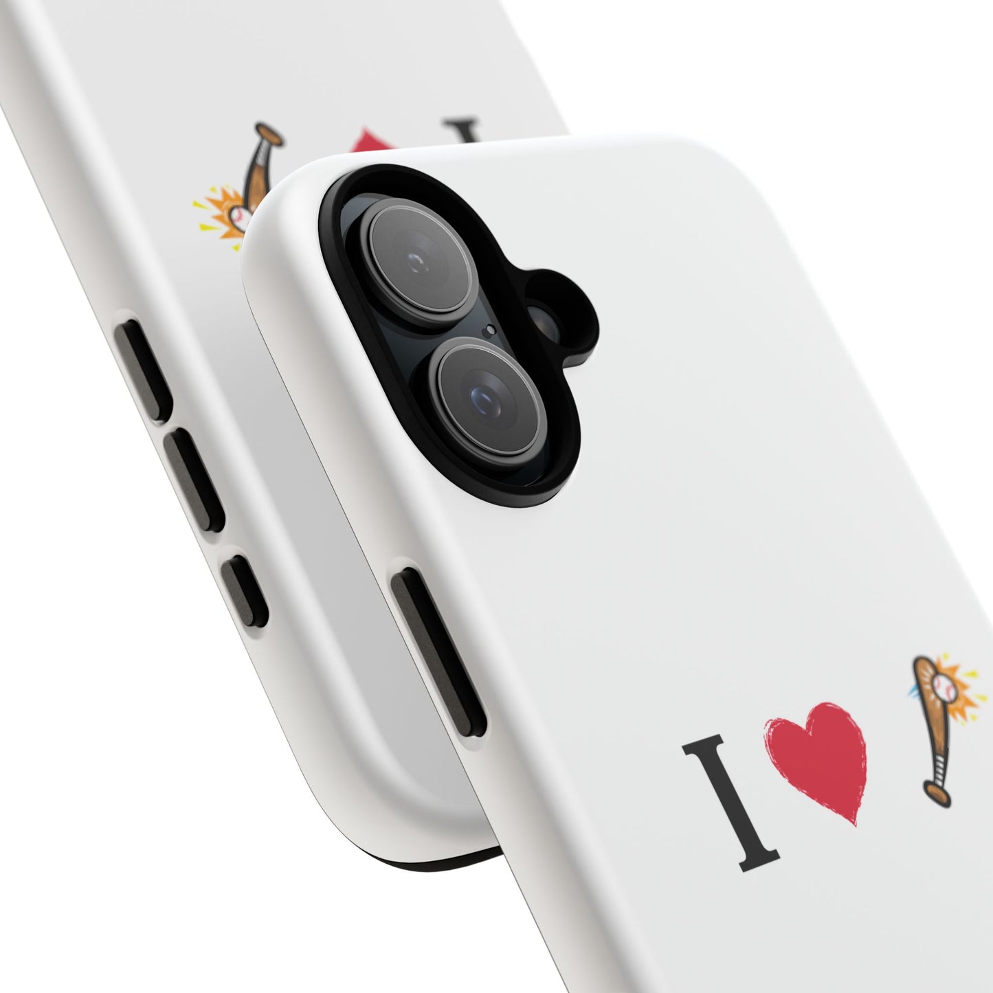 I Love Baseball Vibe Phone Case - Tough Cases for Sports Lovers, Gifts for Athletes, Fun Accessories, iPhone and Android Compatible - TRV
