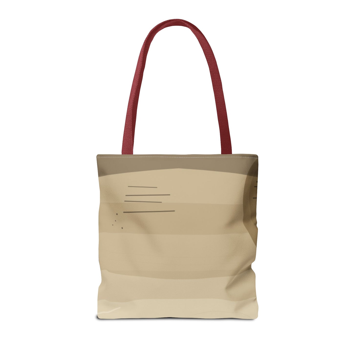 Abstract Neutral Waves Tote Bag | Geometric Circle Pattern