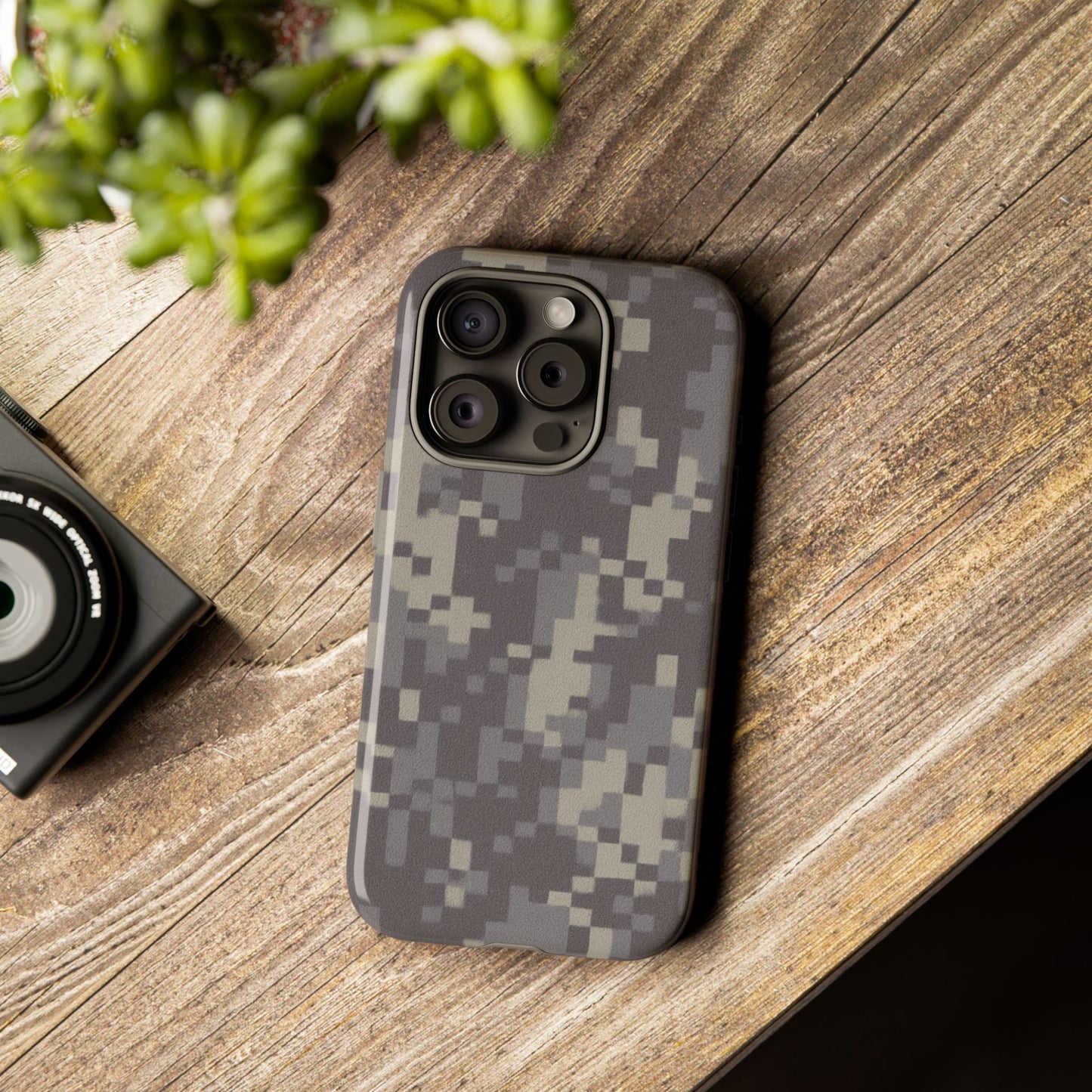 Camouflage Phone Case, Military Style Cover, Tough Phone Protection, Durable Phone Accessory, Gift for Veterans, Outdoor Enthusiasts - TRV