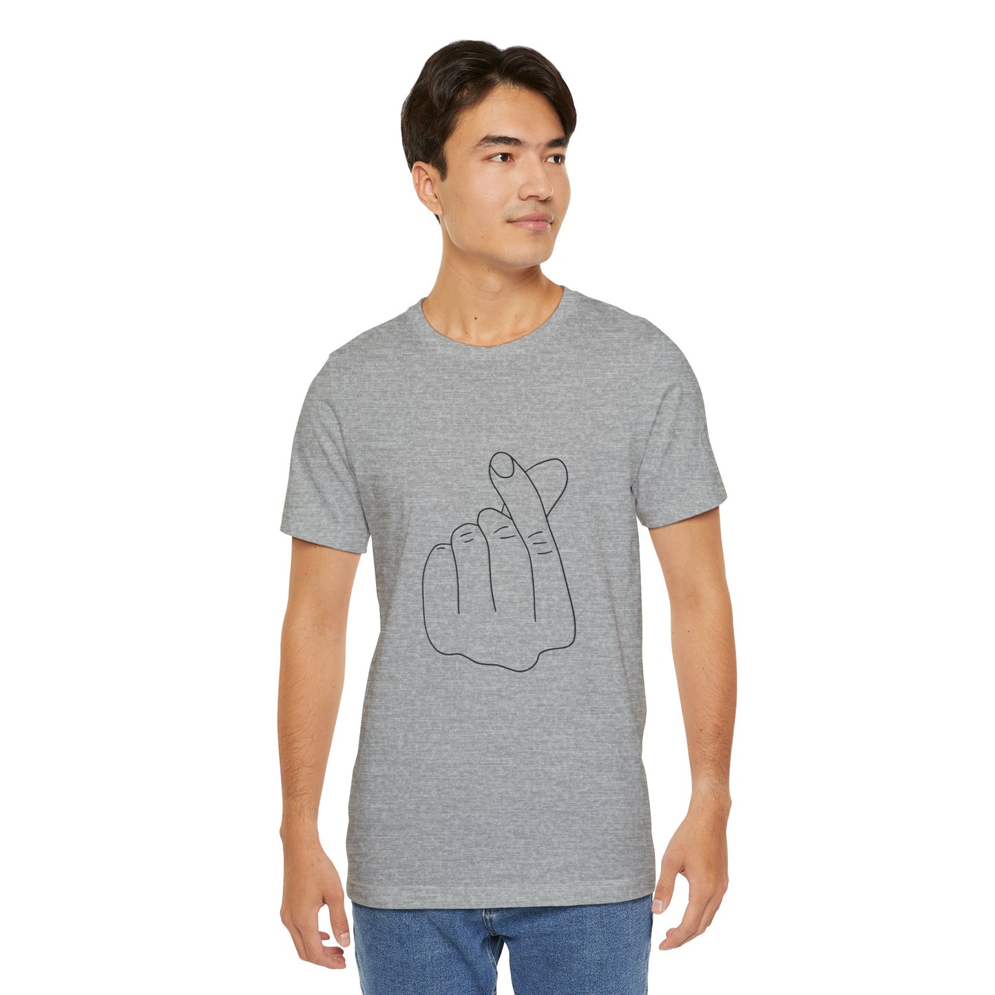 Minimalist Hand Sign Unisex Tee | Casual Everyday Wear | Perfect for Gift Givers