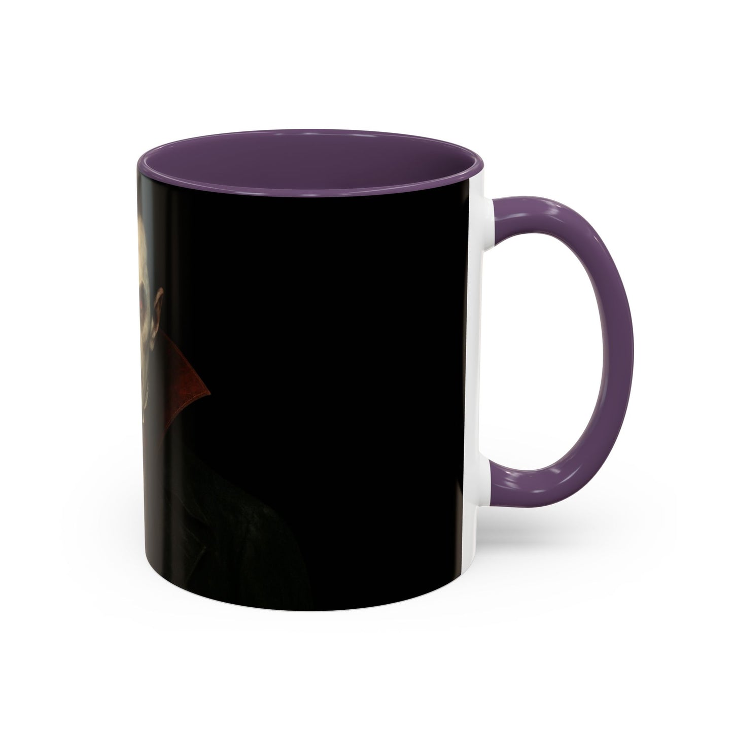 Gothic Dracula Vampire Accent Coffee Mug | Spooky Halloween Gift, Unique Home Decor, Collector's Mug, Coffee Lover's Gift - TRV