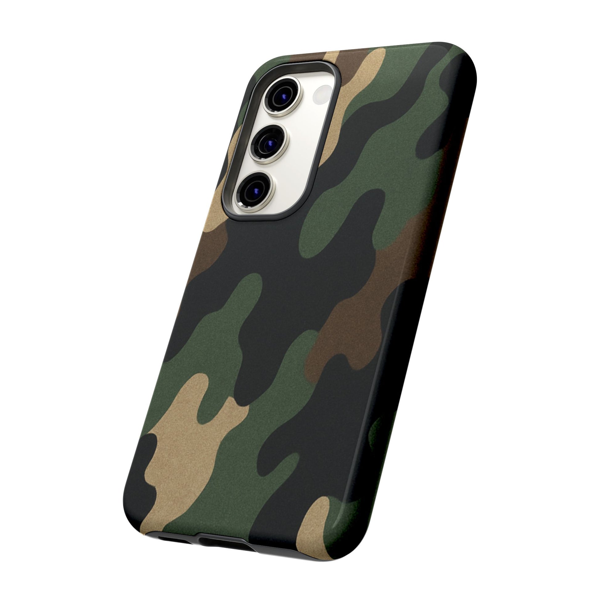 Camouflage Phone Case, Tough Phone Cover, Military Style Accessory, Protective Case for Men, Gifts for Soldiers - TRV