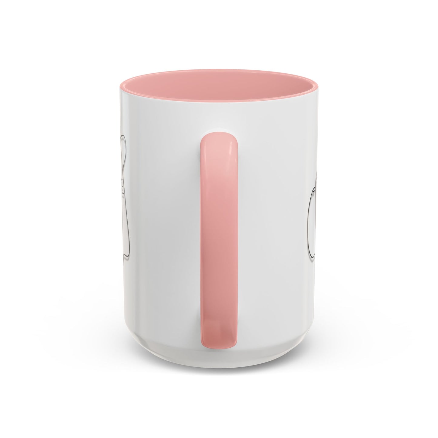 K-Pop Accent Mug - Love Gesture Design (11oz, 15oz), Korean Pop Coffee Cup, K-Pop Lover Gift, Cute Drinkware, Unique Mug