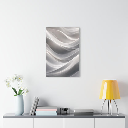 Abstract White Wave Acrylic Print | Wall Art
