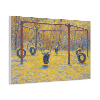 Playground Art Print, Family Room Decor, Nostalgic Wall Art, Kids Room Decoration, Gift for Parents, Children's Playroom - TRV